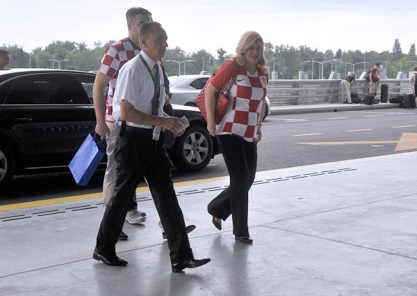 Odlazak Kolinde Grabar-Kitarović na finale SP-a u Moskvu