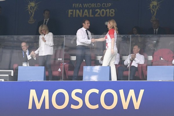 Brigitte Macron, Emmanuel Macron i Kolinda Grabar Kitarović