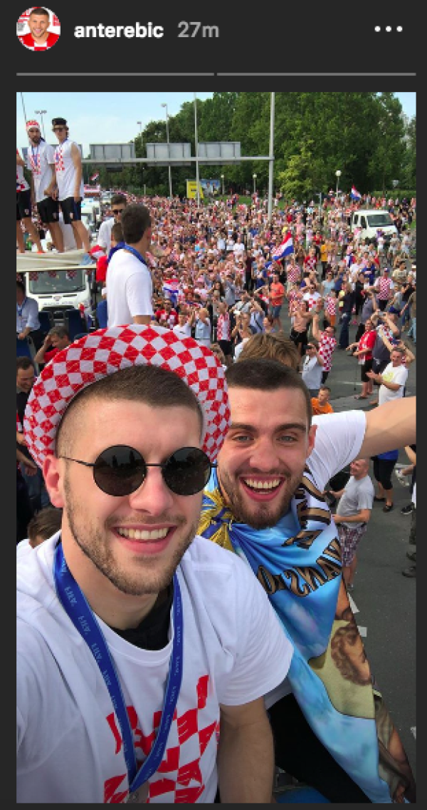 Atmosfera u autobusu Vatrenih