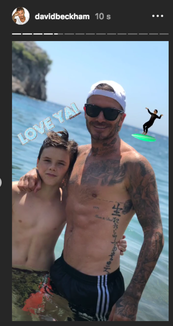 Obitelj Beckham u Crnoj Gori