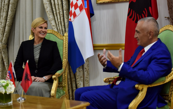 Kolinda Grabar Kitarović i Ilir Meta