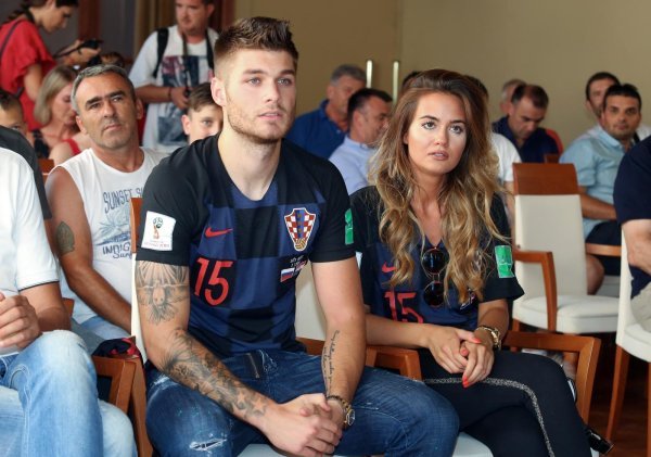 Duje Ćaleta-Car i Adriana Đurđević