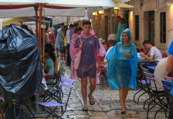Kiša u Dubrovniku