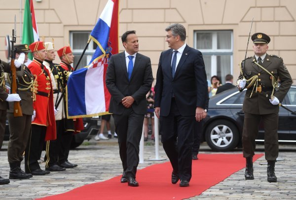 Susret premijera Andreja Plenkovića s irskim kolegom Leom Vardakarom