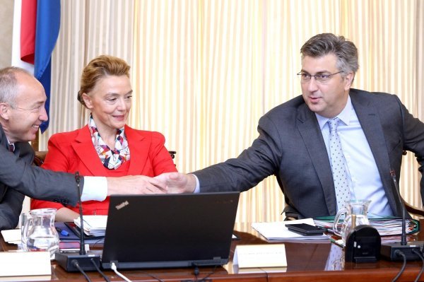 Damir Krstičević, Marija Pejčinović Burić, Andrej Plenković