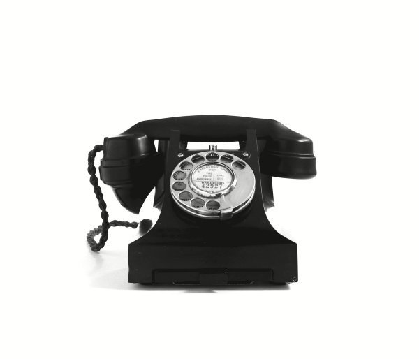 Fiksni telefon s brojčanikom na okretanje