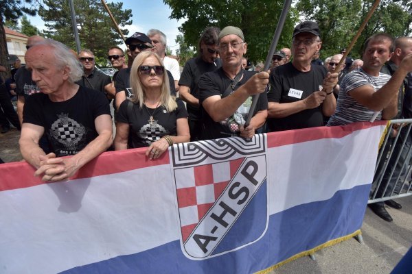 Prosvjedni skup A-HSP na obljetnici antifašističkog ustanka