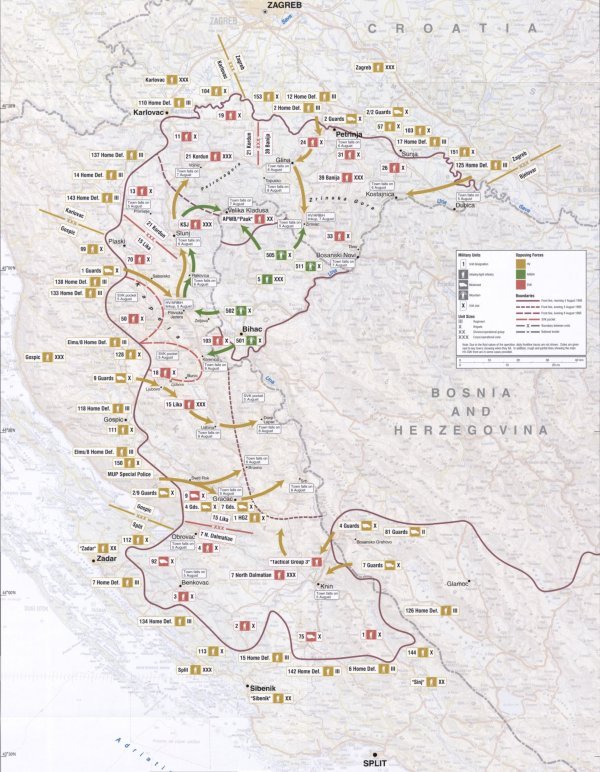 Plan vojnih operacija tijekom VRO-a Oluja