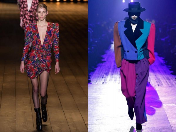 Saint Laurent (lijevo); Marc Jacobs (desno)