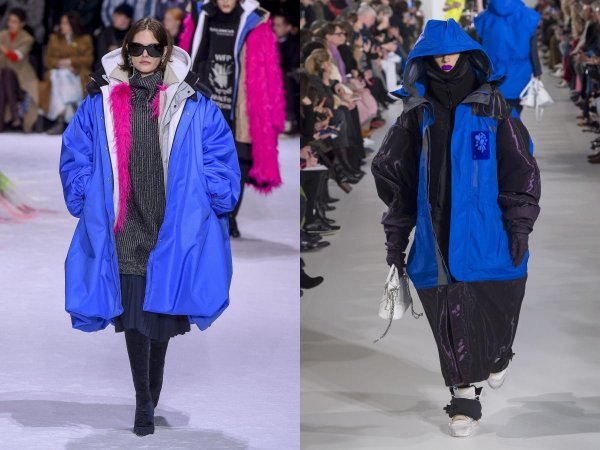 Balenciaga (lijevo); Maison Margiela (desno)