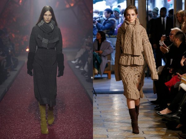 Hermes (lijevo); Altuzarra (desno)