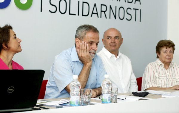 Konferencija za novinare stranke Bandić Milan 365 - Stranka rada i solidarnosti