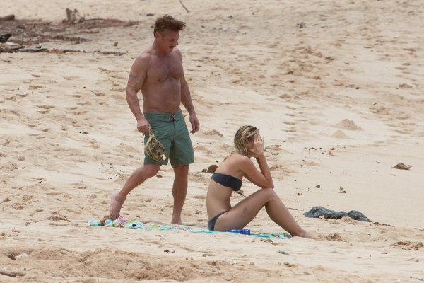 Sean Penn i Leila George