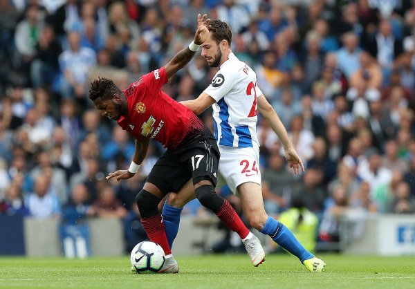 Brighton & Hove Albion (Davy Propper) - Manchester United (Fred)