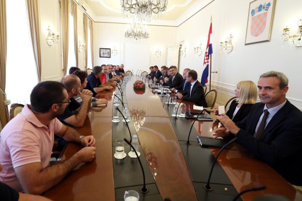 Predstavnici radnika Uljanika i 3. maja sastali se s premijerom Plenkovićem