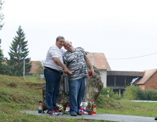 Ivica Pandža Orkan s ruskim novinarom Vladimirom Mukusevom