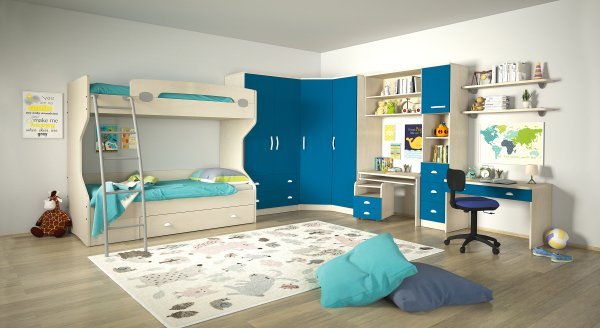 Alisa II krevet na kat i Junior dječja soba
