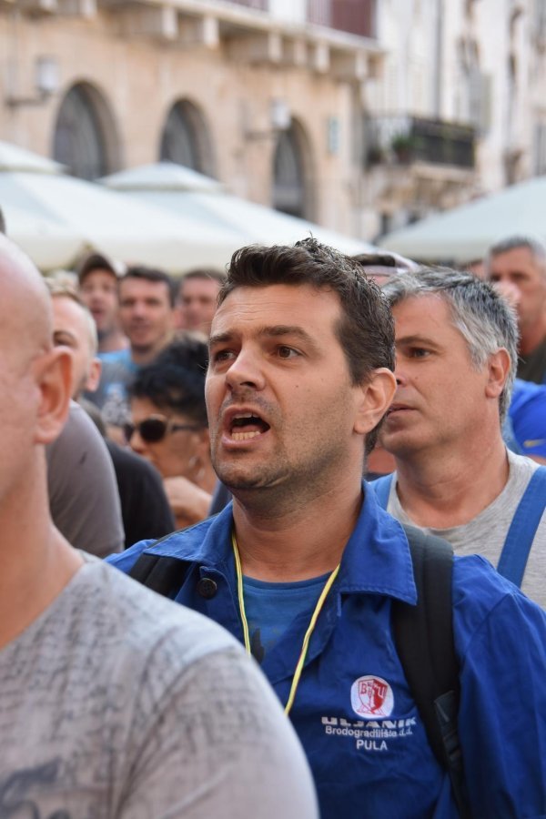 Radnici Uljanika ponovno na ulicama Pule