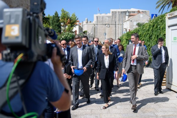 Premijer Andrej Plenković obišao je radove na projektu Lazareti Kreativna četvrt Dubrovnika