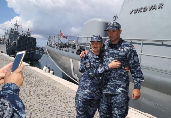 Ispraćaj 1. HRVCON-a u operaciju Sea Guardian u Sredozemlju