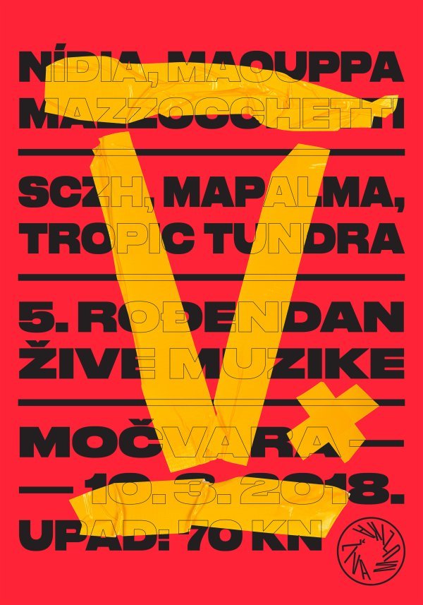 Dario Dević za Živu Muziku - plakat