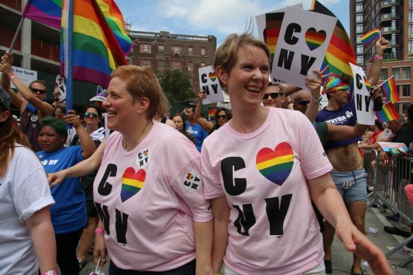 Christine Marinoni i Cynthia Nixon