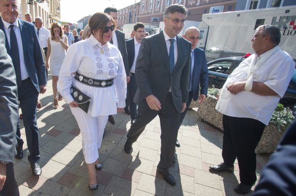 Andrej Plenković i Gabrijela Žalac