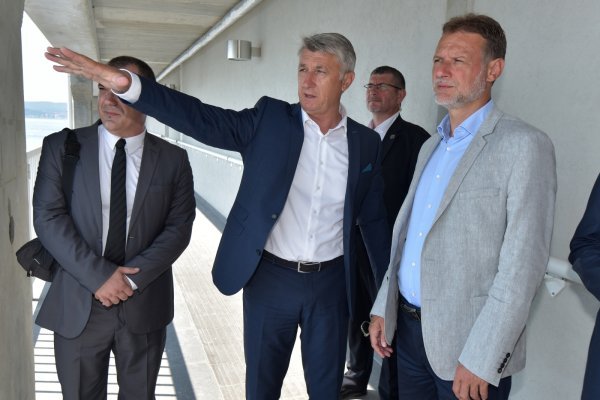 Susret župana Longina i Jandrokovića te zajednički obilazak terminala Gaženica