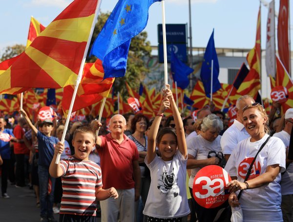 Skup potpore referendumu za promjenu imena Makedonije