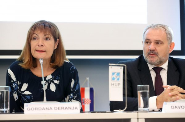 Predsjednica HUP-a Gordana Deranja i direktor Davor Majetić