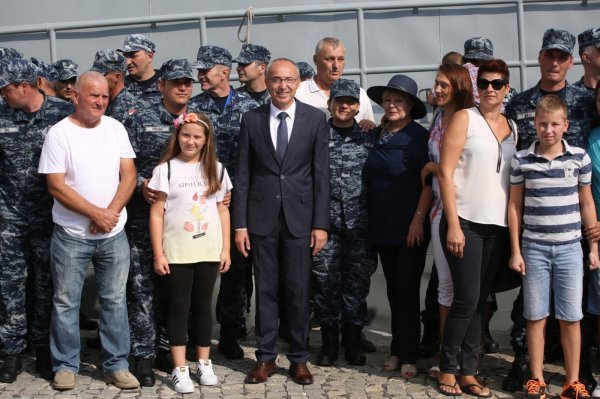 Topovnjača Vukovar Hrvatske ratne mornarice vratila se s vojne vježbe Sea guardian