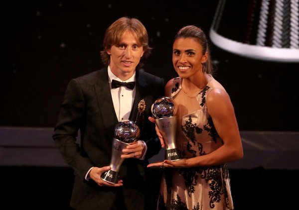 Najbolji nogometaš i nogometašica 2018. godine - Luka Modrić i Marta