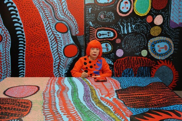 Yayoi Kusama u svom ateljeu