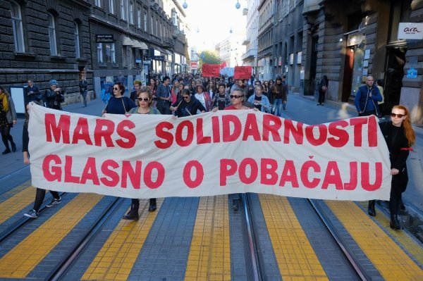 Marš solidarnosti u Zagrebu