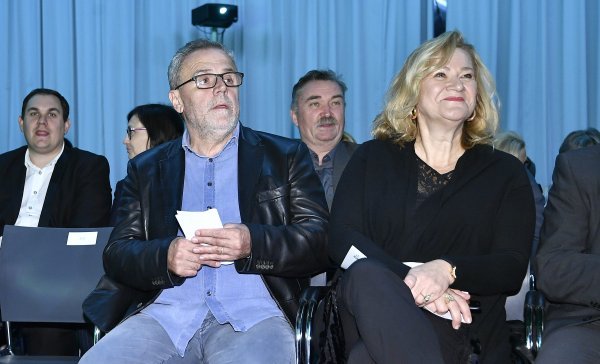 Milan Bandić i Olivera Majić