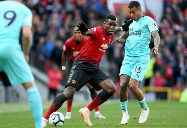 Manchester United (Paul Pogba) - Newcastle United (Kenedy)