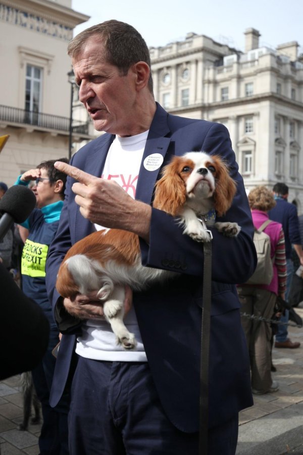 'Psi protiv Brexita' ispred parlamenta kako bi zahtijevali novi referendum o EU