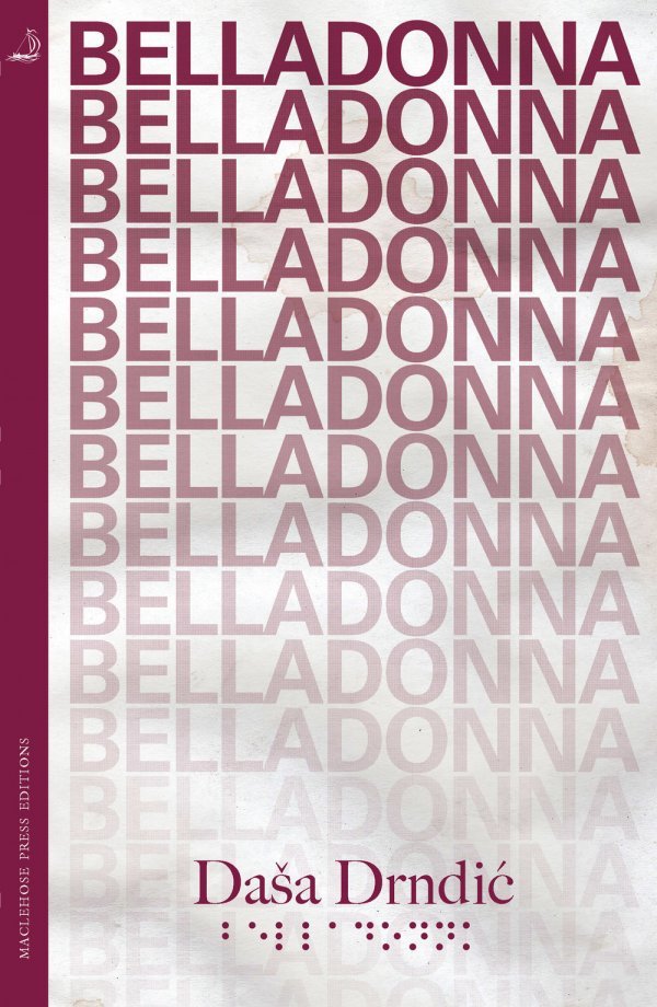 Englesko izdanje knjige 'Belladonna' Daše Drndić