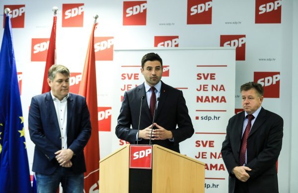 Boris Lalovac, Davor Bernardić i Ivo Jelušić