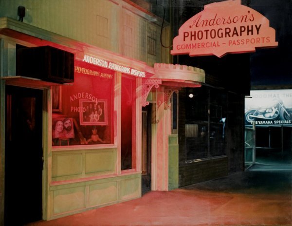 'Anderson's photography', 1982., ulje na platnu, 132 x 170 cm