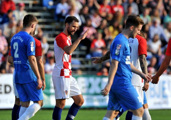 NK Bjelovar - Hrvatska, prijateljska utakmica povodom 110 godina NK Bjelovar