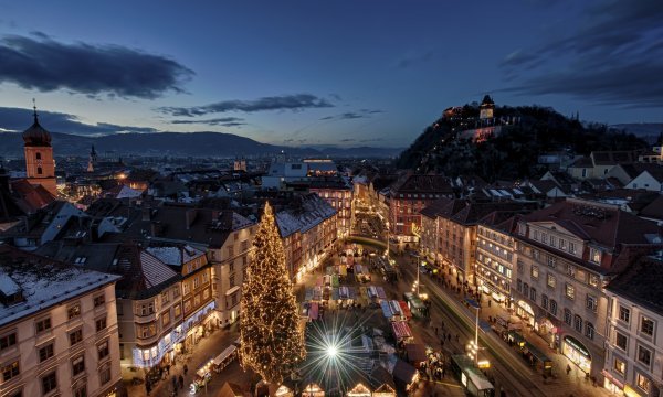 Weihnachtsmarkt Graz Österreich Werbung