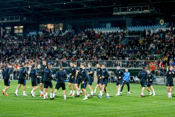 Trening hrvatske nogometne reprezentacije na Rujevici