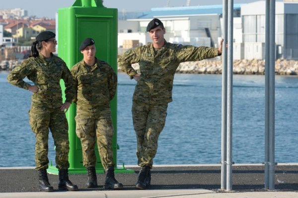 Utovar snaga HV-a u Gaženici