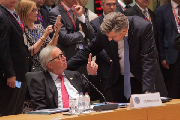 Jean-Claude Juncker i Andrej Plenković