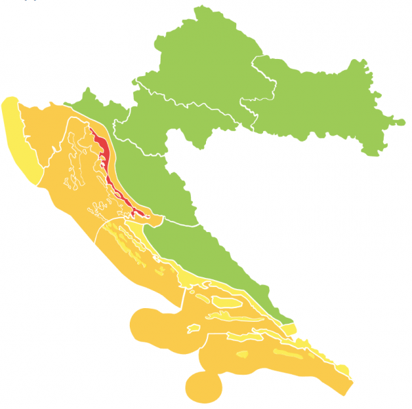 Meteoalarm upozorava na orkansku buru podno Velebita