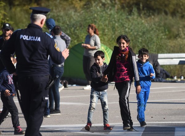Migranti na GP Maljevac