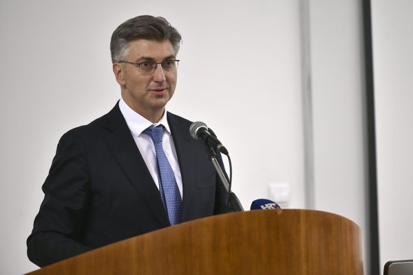 Andrej Plenković na Pravnom fakultetu u Splitu