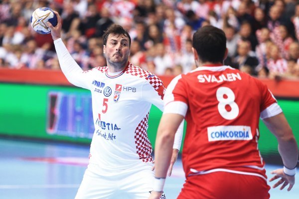 Hrvatska - Švicarska, navijači, Domagoj Duvnjak