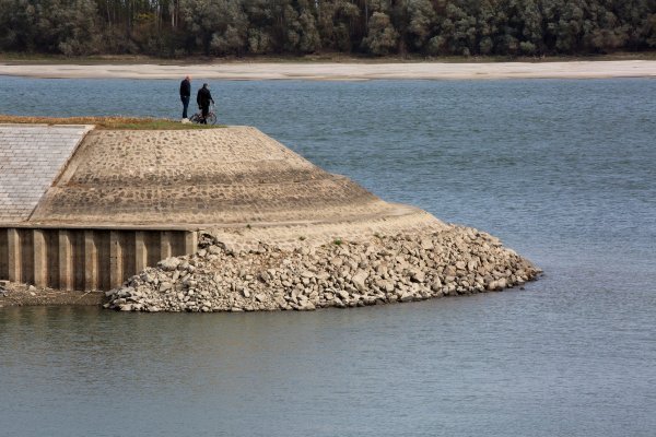 Nizak vodostaj Dunava kod Vukovara